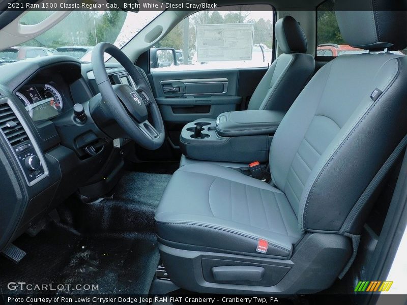 Bright White / Diesel Gray/Black 2021 Ram 1500 Classic Regular Cab