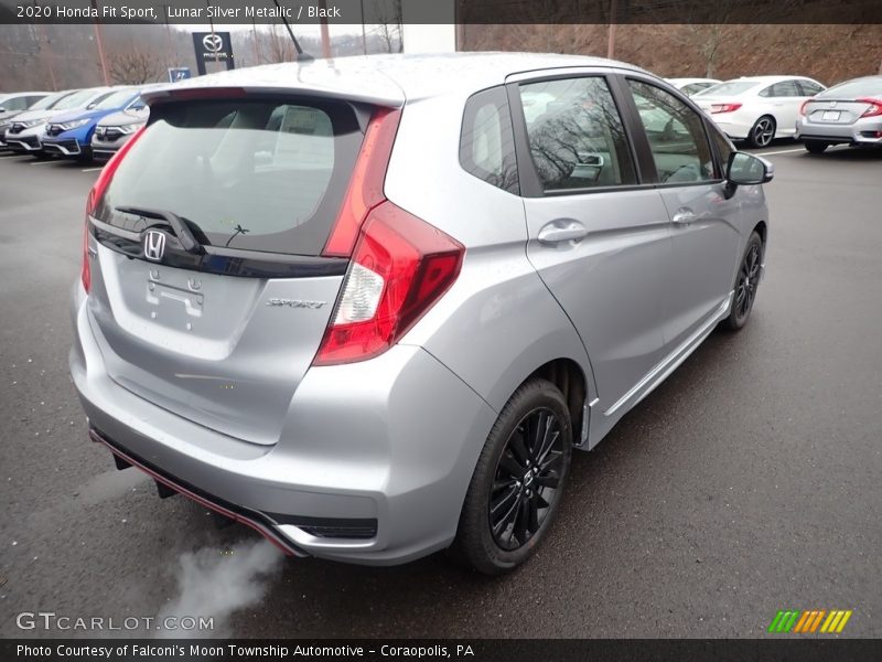 Lunar Silver Metallic / Black 2020 Honda Fit Sport
