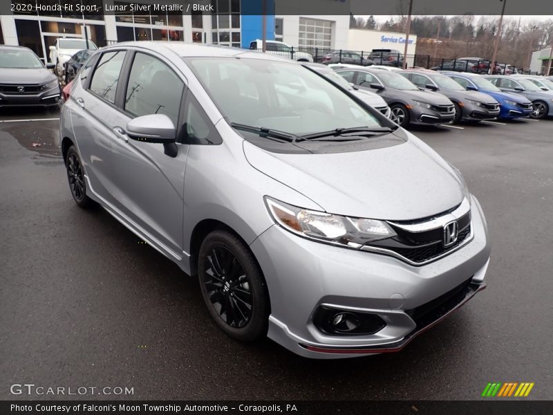 Lunar Silver Metallic / Black 2020 Honda Fit Sport