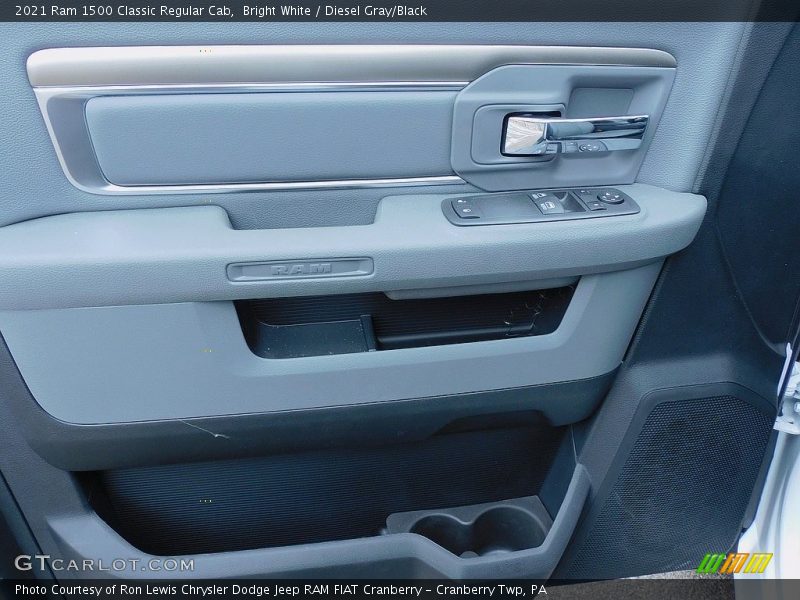 Bright White / Diesel Gray/Black 2021 Ram 1500 Classic Regular Cab