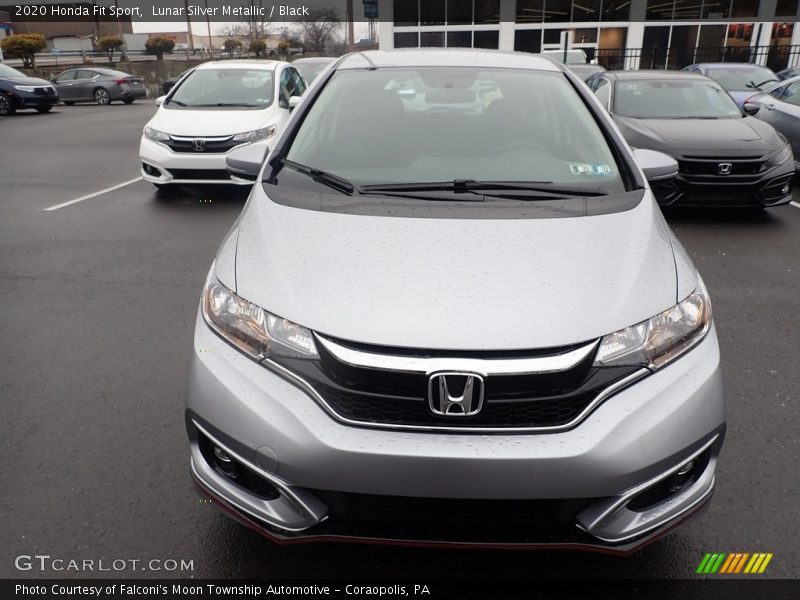 Lunar Silver Metallic / Black 2020 Honda Fit Sport