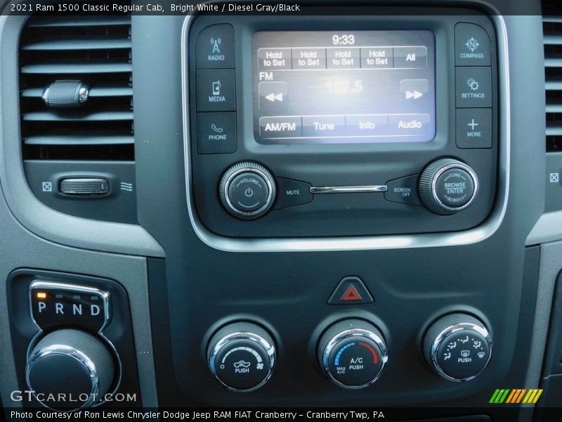 Bright White / Diesel Gray/Black 2021 Ram 1500 Classic Regular Cab