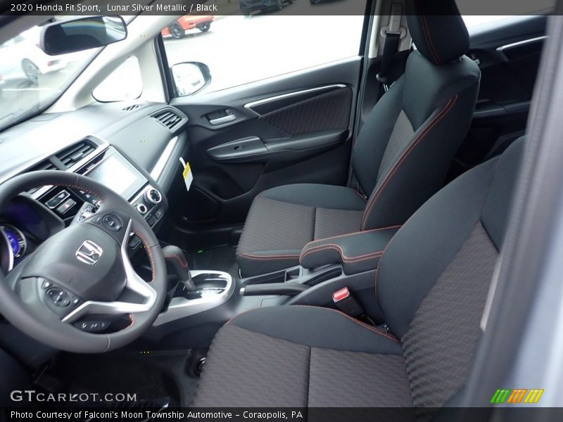 Lunar Silver Metallic / Black 2020 Honda Fit Sport