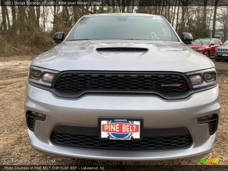 Billet Silver Metallic / Black 2021 Dodge Durango GT AWD