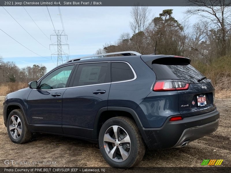 Slate Blue Pearl / Black 2021 Jeep Cherokee Limited 4x4