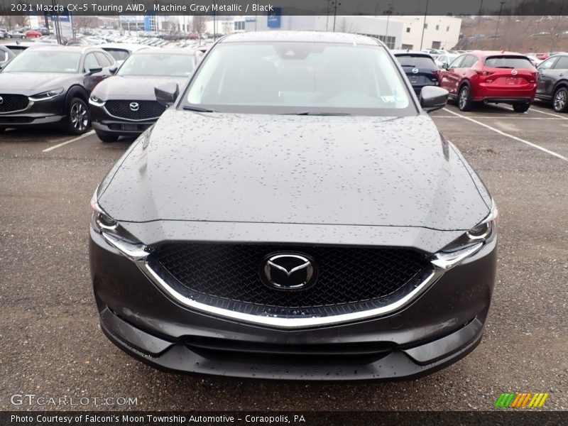 Machine Gray Metallic / Black 2021 Mazda CX-5 Touring AWD