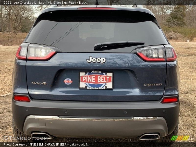 Slate Blue Pearl / Black 2021 Jeep Cherokee Limited 4x4