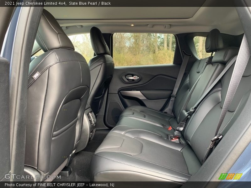 Slate Blue Pearl / Black 2021 Jeep Cherokee Limited 4x4