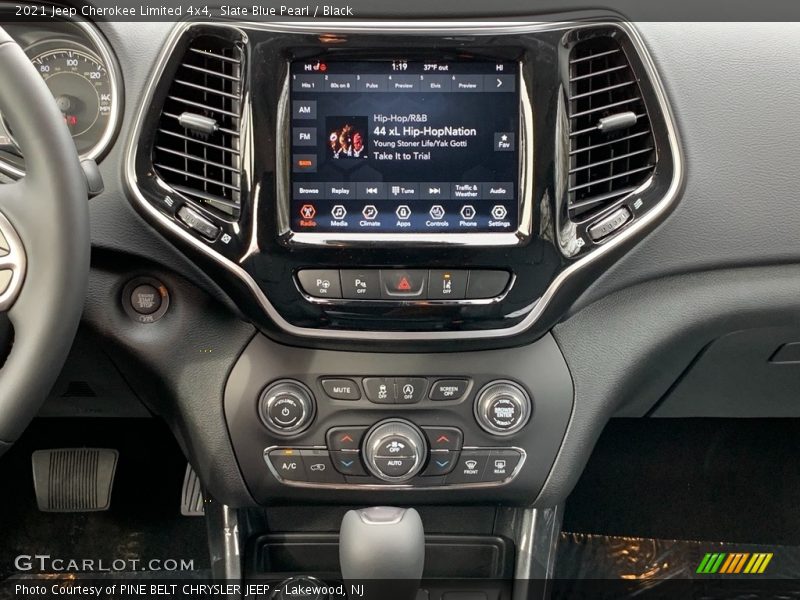 Slate Blue Pearl / Black 2021 Jeep Cherokee Limited 4x4