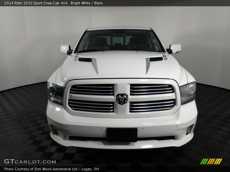 Bright White / Black 2014 Ram 1500 Sport Crew Cab 4x4