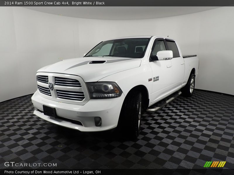 Bright White / Black 2014 Ram 1500 Sport Crew Cab 4x4