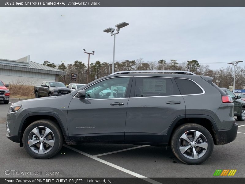 Sting-Gray / Black 2021 Jeep Cherokee Limited 4x4