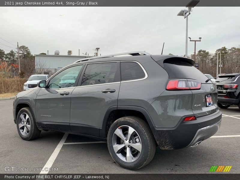 Sting-Gray / Black 2021 Jeep Cherokee Limited 4x4