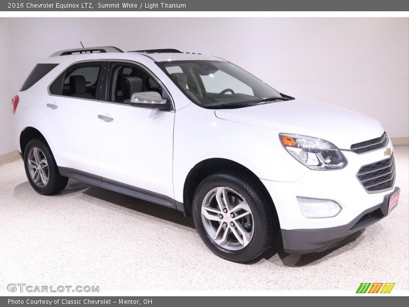 Summit White / Light Titanium 2016 Chevrolet Equinox LTZ