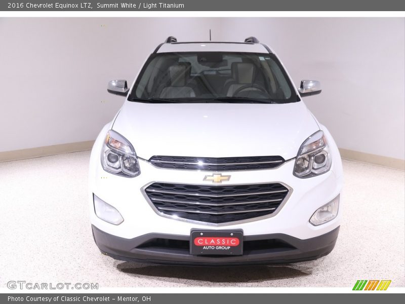 Summit White / Light Titanium 2016 Chevrolet Equinox LTZ