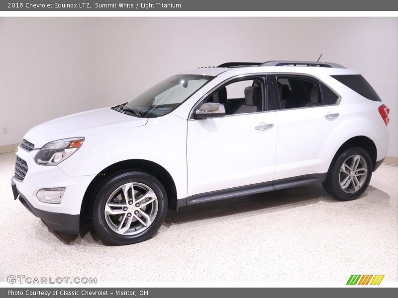Summit White / Light Titanium 2016 Chevrolet Equinox LTZ