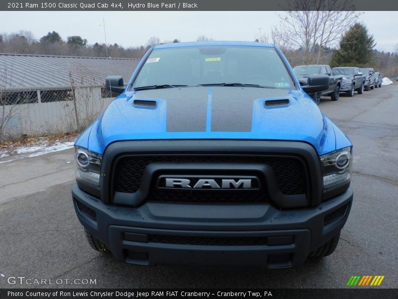 Hydro Blue Pearl / Black 2021 Ram 1500 Classic Quad Cab 4x4