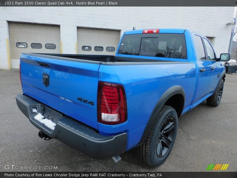 Hydro Blue Pearl / Black 2021 Ram 1500 Classic Quad Cab 4x4