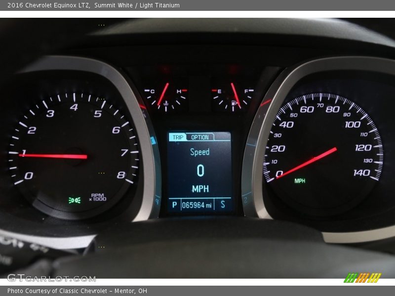 Summit White / Light Titanium 2016 Chevrolet Equinox LTZ