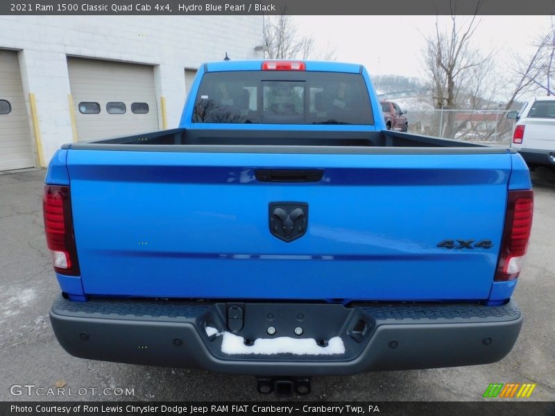 Hydro Blue Pearl / Black 2021 Ram 1500 Classic Quad Cab 4x4