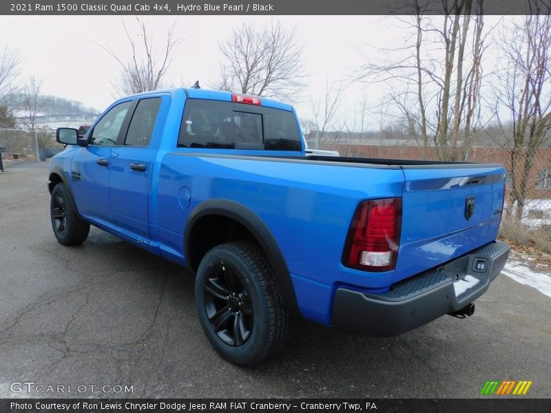 Hydro Blue Pearl / Black 2021 Ram 1500 Classic Quad Cab 4x4