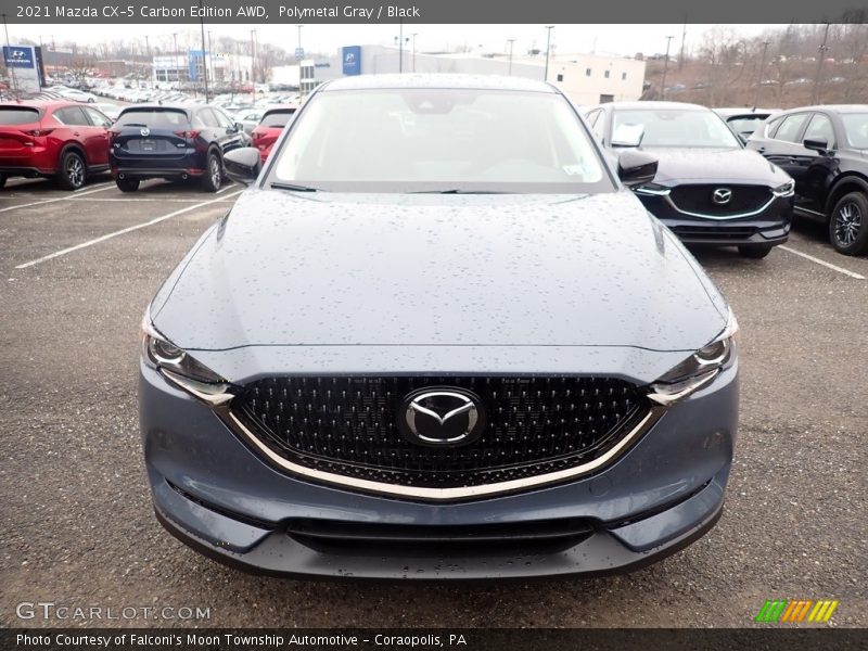 Polymetal Gray / Black 2021 Mazda CX-5 Carbon Edition AWD