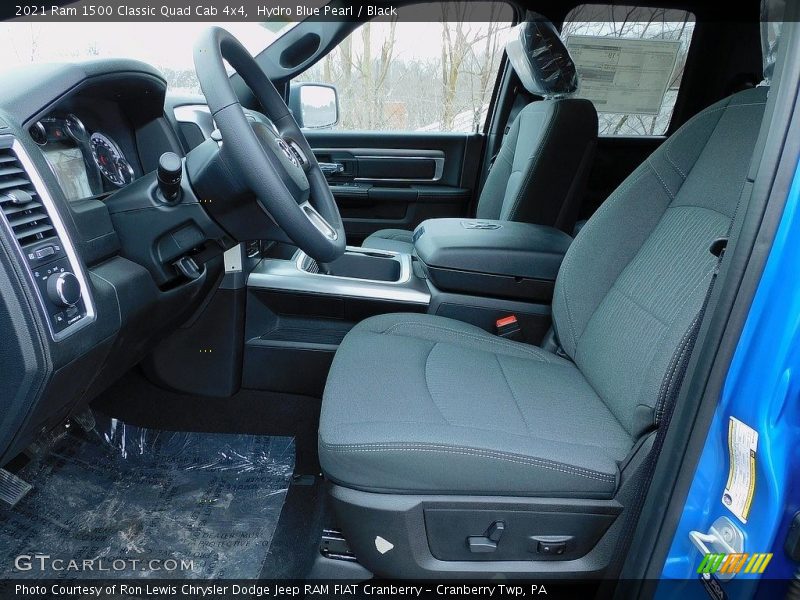 Hydro Blue Pearl / Black 2021 Ram 1500 Classic Quad Cab 4x4