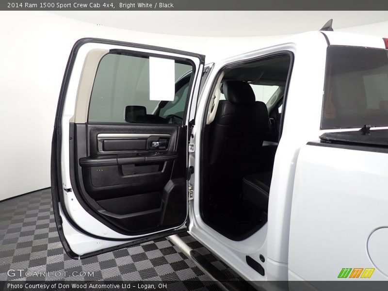 Bright White / Black 2014 Ram 1500 Sport Crew Cab 4x4