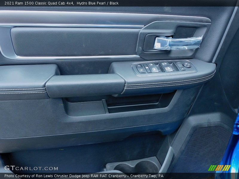 Hydro Blue Pearl / Black 2021 Ram 1500 Classic Quad Cab 4x4