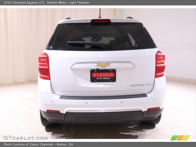 Summit White / Light Titanium 2016 Chevrolet Equinox LTZ
