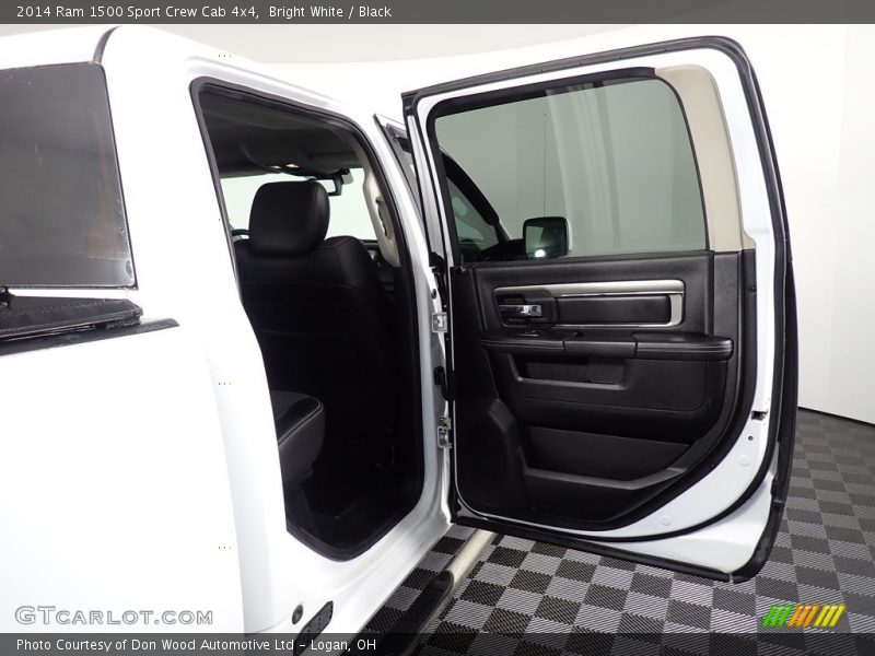 Bright White / Black 2014 Ram 1500 Sport Crew Cab 4x4