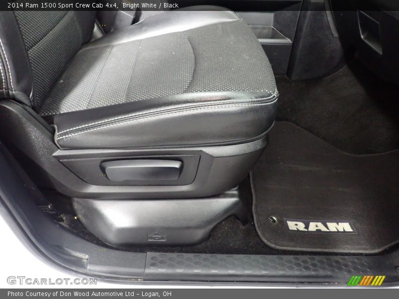 Bright White / Black 2014 Ram 1500 Sport Crew Cab 4x4