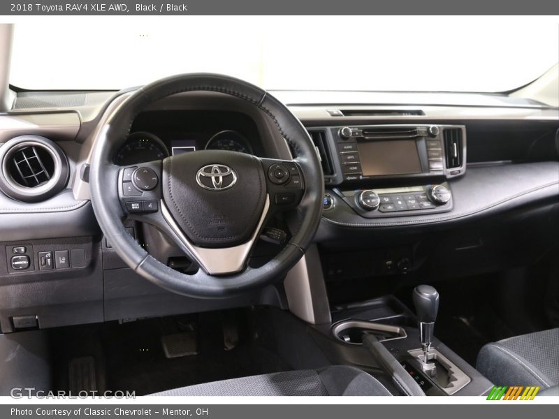 Black / Black 2018 Toyota RAV4 XLE AWD
