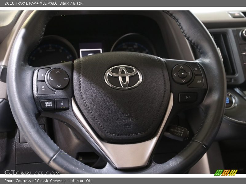 Black / Black 2018 Toyota RAV4 XLE AWD