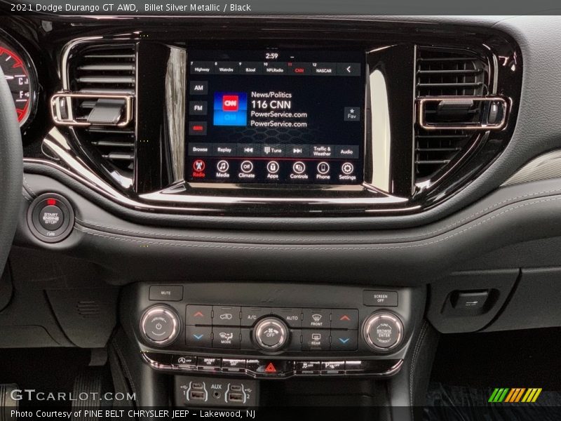 Billet Silver Metallic / Black 2021 Dodge Durango GT AWD