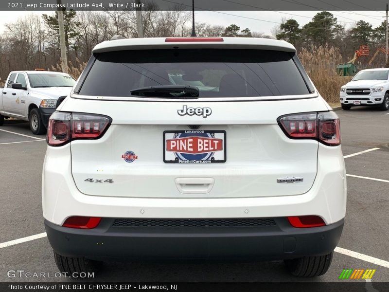 White / Black 2021 Jeep Compass Latitude 4x4