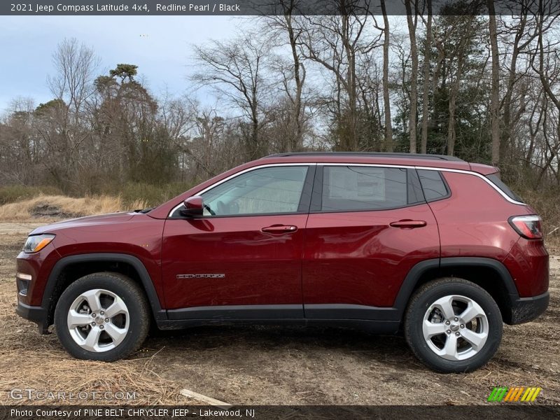 Redline Pearl / Black 2021 Jeep Compass Latitude 4x4