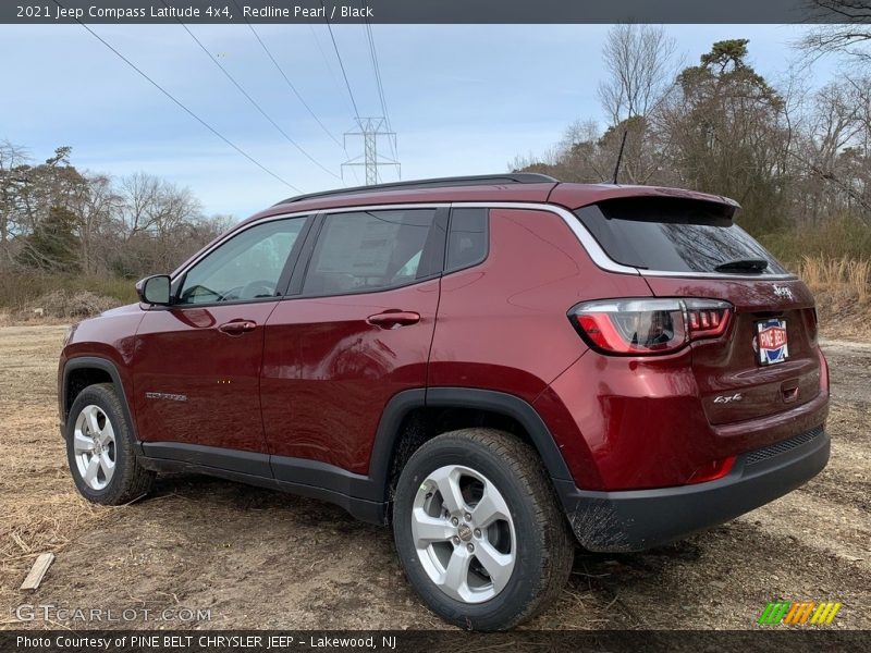 Redline Pearl / Black 2021 Jeep Compass Latitude 4x4