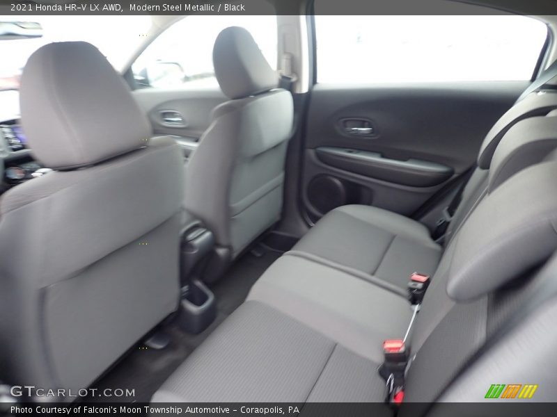 Modern Steel Metallic / Black 2021 Honda HR-V LX AWD