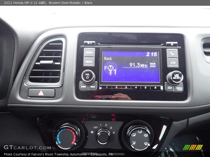 Modern Steel Metallic / Black 2021 Honda HR-V LX AWD
