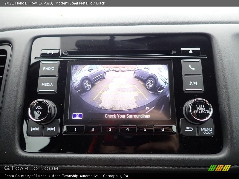 Modern Steel Metallic / Black 2021 Honda HR-V LX AWD
