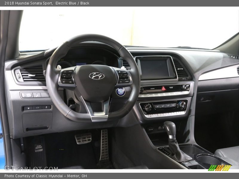 Electric Blue / Black 2018 Hyundai Sonata Sport