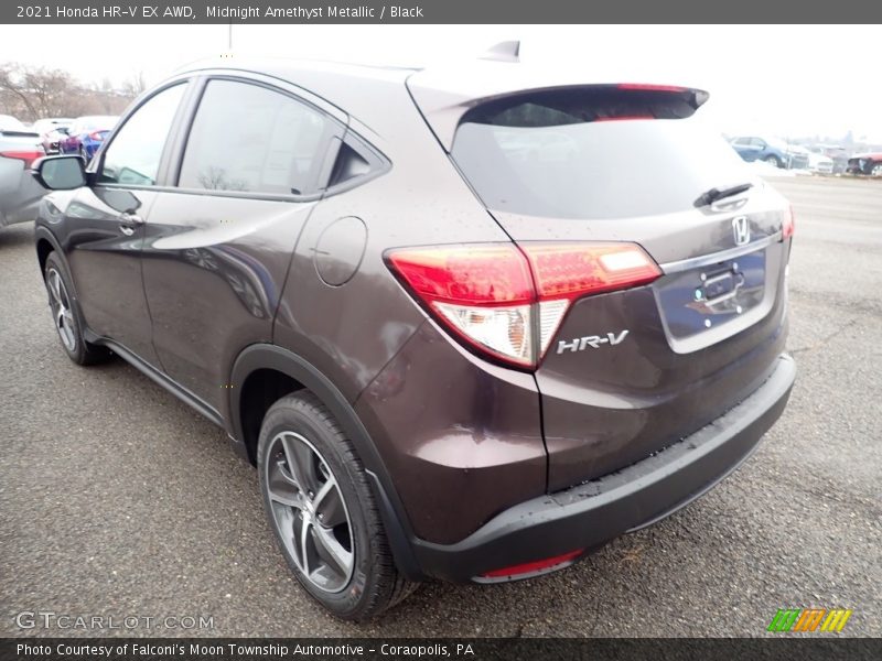 Midnight Amethyst Metallic / Black 2021 Honda HR-V EX AWD