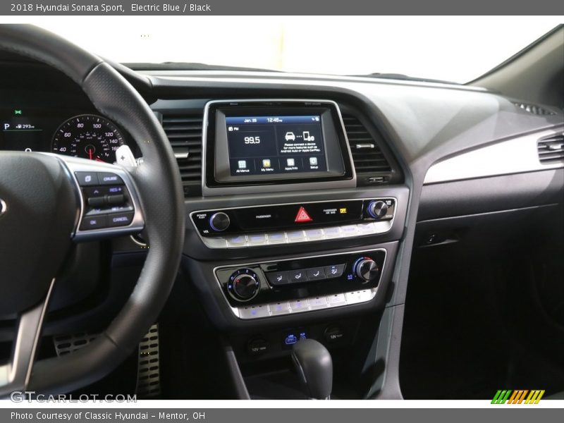 Electric Blue / Black 2018 Hyundai Sonata Sport