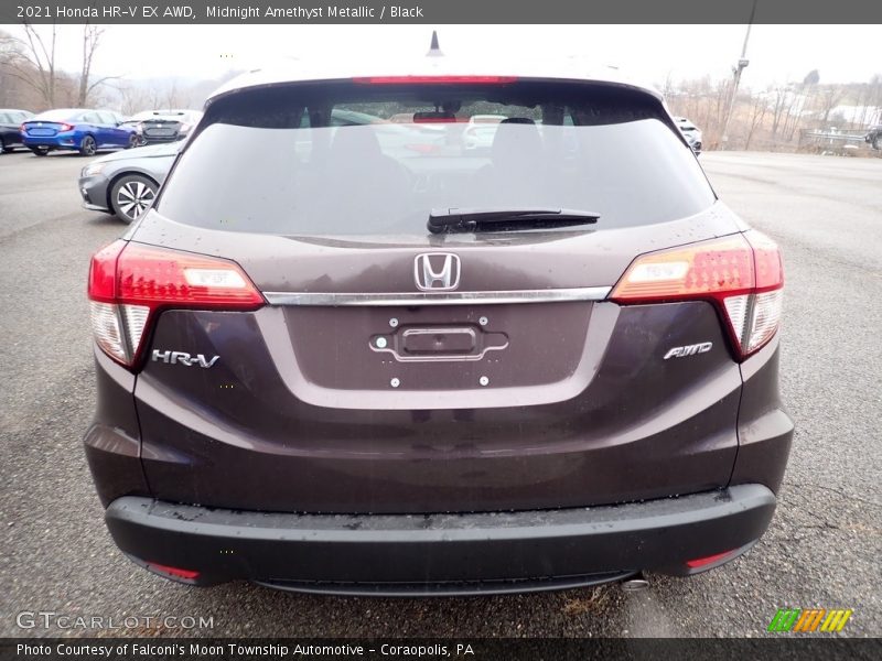 Midnight Amethyst Metallic / Black 2021 Honda HR-V EX AWD