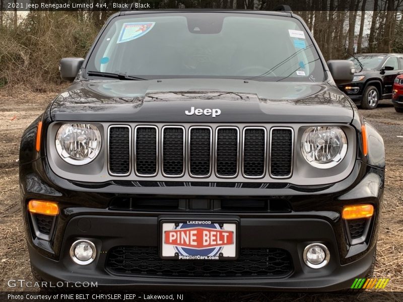 Black / Black 2021 Jeep Renegade Limited 4x4