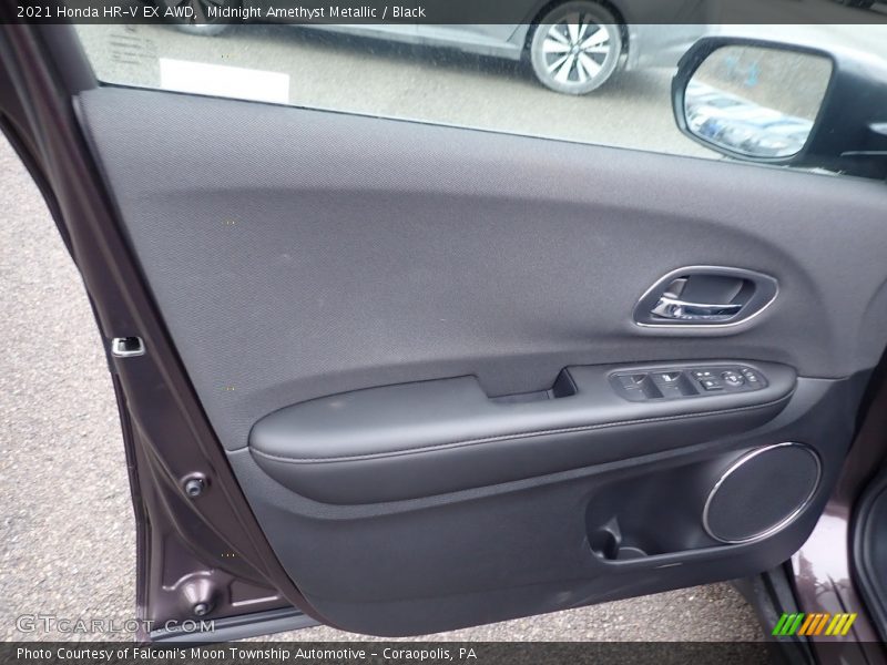 Midnight Amethyst Metallic / Black 2021 Honda HR-V EX AWD