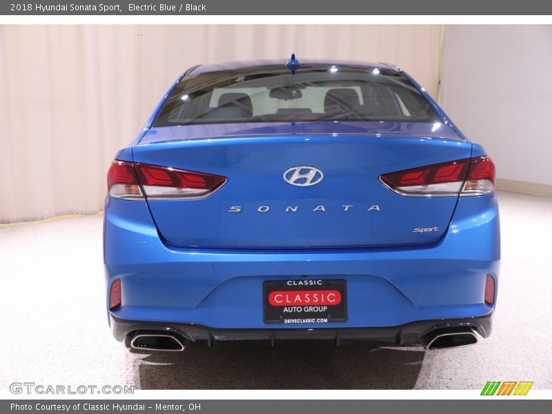Electric Blue / Black 2018 Hyundai Sonata Sport