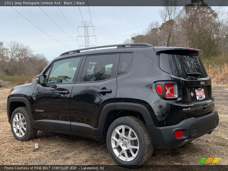 Black / Black 2021 Jeep Renegade Limited 4x4