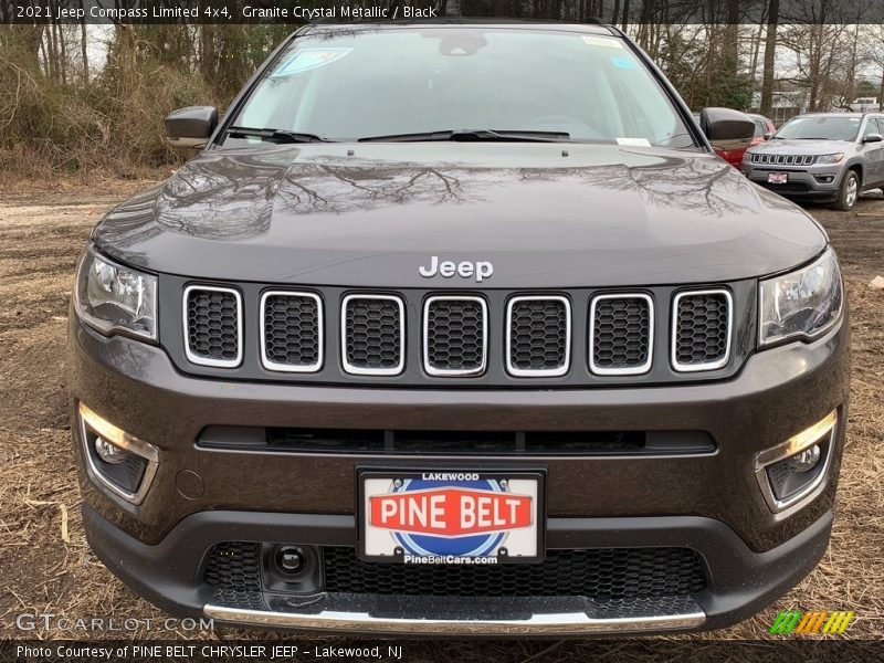 Granite Crystal Metallic / Black 2021 Jeep Compass Limited 4x4